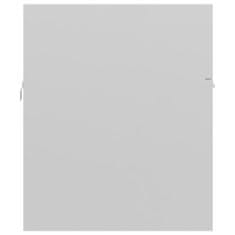 shumee magasfényű fehér forgácslap mosdószekrény 90 x 38,5 x 46 cm
