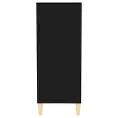 shumee fekete forgácslap tálalószekrény 57 x 35 x 90 cm