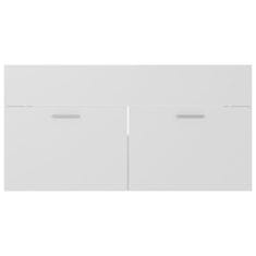 shumee fehér forgácslap mosdószekrény 90 x 38,5 x 46 cm