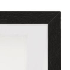 Greatstore 3 db 3D-s fekete fényképkeret 15 x 20 cm-es képhez 21 x 29,7 cm