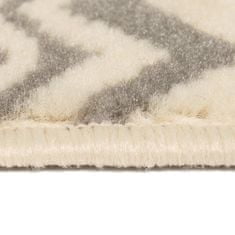 Greatstore bézs/szürke modern szőnyeg hagyományos mintával 80 x 150 cm