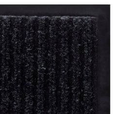 Greatstore Fekete PVC Lábtörlő 90 x 150 cm