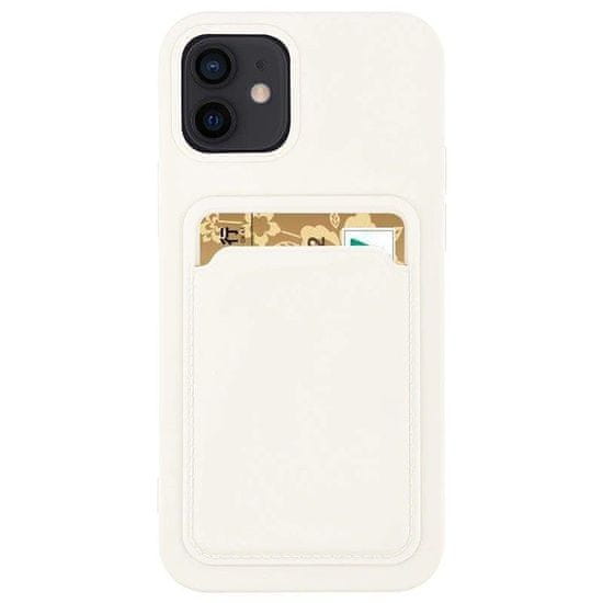 IZMAEL Card Case Tok Samsung Galaxy A22 5G telefonhoz KP14105 fehér
