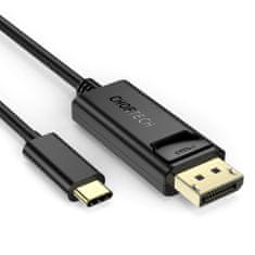 Choetech kábel USB-C / DisplayPort 4K 1.8m, fekete