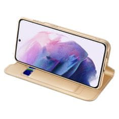 Dux Ducis Skin Pro bőr könyvtok Samsung Galaxy S22, arany