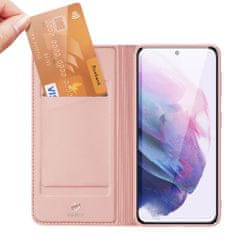 Dux Ducis Skin Pro bőr könyvtok Samsung Galaxy S22, rózsaszín