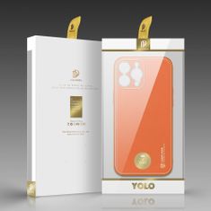 Dux Ducis Yolo bőr tok iPhone 13 Pro, narancssárga