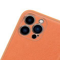 Dux Ducis Yolo bőr tok iPhone 13 Pro Max, narancssárga