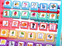 JOKOMISIADA Oktatási kocka Abacus óra betűi 5 az 1-ben ZA3948
