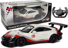 shumee Auto R/C Porsche 911 GT3 CUP Rastar 1:14 Fehér távirányítóhoz