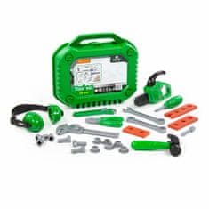 Lean-toys Szerszámkészlet 26 darab fűrészkulcskulcsok kulcsok kulcsok zöld 89434