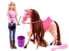 JOKOMISIADA Anlily Doll Jockey lóval + kiegészítők ZA3919