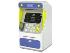 Lean-toys ATM Pénztárgép arcfelismerő érzékelő PIN-kód mentés kék