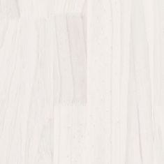 Vidaxl fehér tömör fenyőfa könyvszekrény/térelválasztó 40x30x199 cm 808154
