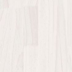 Greatstore fehér tömör fenyőfa tárolópolc 60 x 30 x 105 cm
