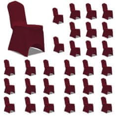 Greatstore 30 db burgundi vörös sztreccs székszoknya