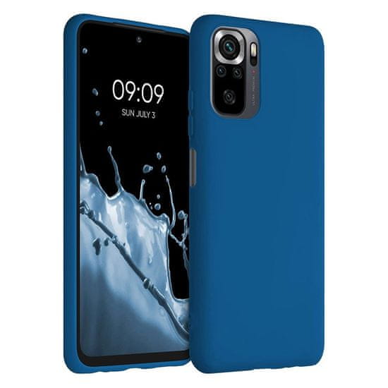 IZMAEL Silicone case tok Xiaomi Redmi Note 10/Redmi Note 10S telefonhoz KP10999 kék