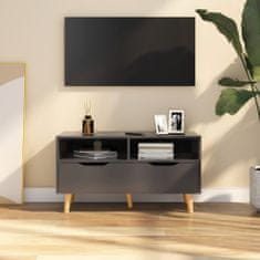 shumee szürke forgácslap TV-szekrény 90 x 40 x 48,5 cm
