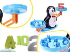 Aga Oktatójáték - Számokkal ellátott mérleg - Pingvin