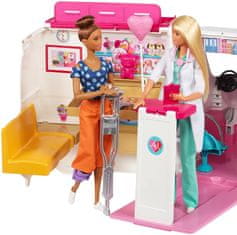 Mattel Barbie klinika kerekeken FRM19