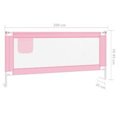 shumee rózsaszín szövet biztonsági leesésgátló 200 x 25 cm