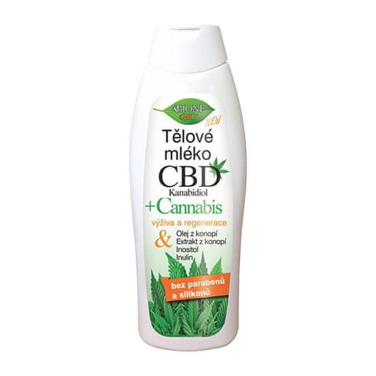 Bione Cosmetics Tápláló testápoló CBD Kanabidiol 500 ml