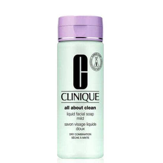 Clinique Folyékony arctisztító szappan száraz és nagyon száraz bőrre (Liquid Facial Soap Mild) 200 ml