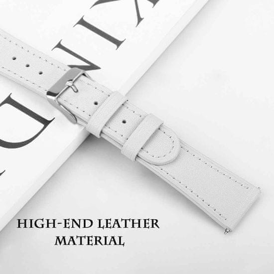 BStrap NEOGO DayFit D8 Pro Leather Italy szíj, White