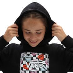 Vans Melegítőfelső lányoknak Candy heart hoodie black VN0A7RRQBLK, fekete, M