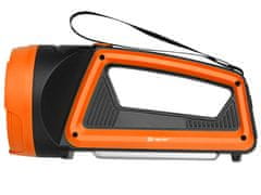 Tracer Orange 3600 mAh-s zseblámpa power bankkal, IP44, fekete/narancs