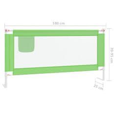 Vidaxl zöld szövet biztonsági leesésgátló 180 x 25 cm 10195