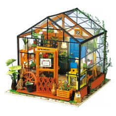 Robotime Játék miniatűr ház üvegház