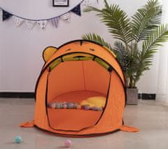 Aga4Kids Gyermek önösszecsukható sátor Narancssárga