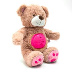Baby Mix Teddy mackó kivetítővel rózsaszín