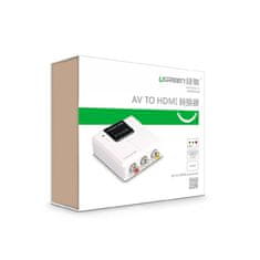 Ugreen Converter Analog Digital, RCA - HDMI, fehér