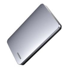 Ugreen CM300 külső box SSD disk SATA 3.0 6Gbps + kábel USB / USB-C 0.5m, szürke