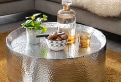 Bruxxi Huhana dohányzóasztal, 60 cm, ezüst