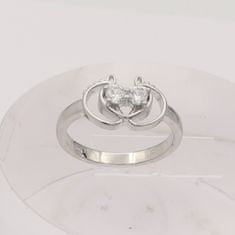Amiatex Ezüst gyűrű 86083, 60