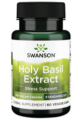 Swanson Holy Basil Extract (indiai bazsalikom), 400 mg, 60 kapszula