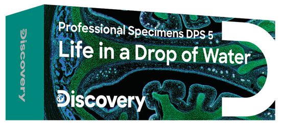 Levenhuk Discovery Prof DPS 5 mikropreparációs készlet. "Élet egy csepp vízben”