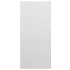 Vidaxl magasfényű fehér forgácslap könyv-/tálalószekrény 66x30x130 cm 800159
