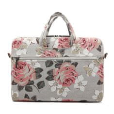 Canvaslife Briefcase laptop táska 13-14'', white rose