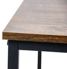 BHM Germany Ocala íróasztal, 120 cm, fekete / barna