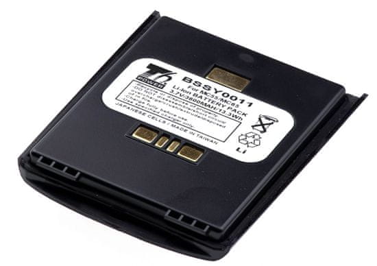T6 power Akkumulátor Motorola MC67 készülékhez, Li-Ion, 3,7 V, 3600 mAh (13,3 Wh), fekete