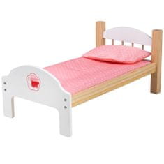 Bigjigs Toys Fából készült baba ágy