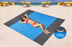 CoolCeny Tartós strandszőnyeg – nem csak a strandolásra - Kék