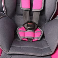 Kiduku autós gyerekülés szürke - rózsaszín