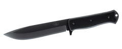Fällkniven A1XB X-series Survival kültéri kés 16,1 cm, teljesen fekete, zytel tok
