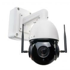 Secutek 5MP hordozható 4G biztonsági PTZ kamera, akár 1 évig - 30x optikai zoom