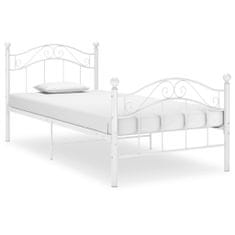 shumee fehér fém ágykeret 90 x 200 cm